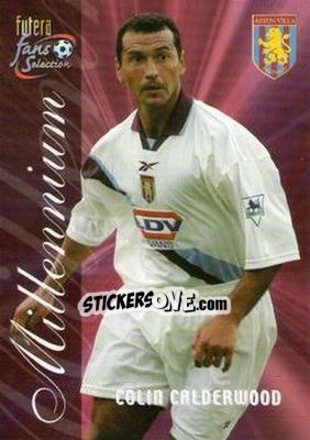 Cromo Colin Calderwood - Aston Villa Fans' Selection 2000 - Futera