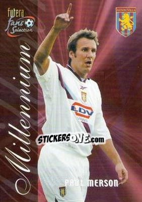 Cromo Paul Merson - Aston Villa Fans' Selection 2000 - Futera