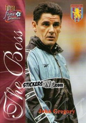 Sticker John Gregory - Aston Villa Fans' Selection 2000 n. 13 - Futera