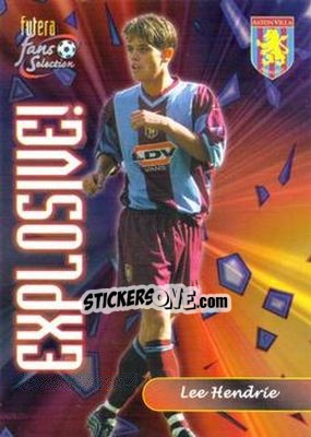 Cromo Lee Hendrie - Aston Villa Fans' Selection 2000 n. 17 - Futera