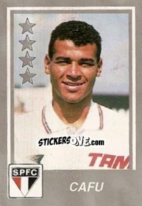 Sticker Cafu - Campeonato Brasileiro 1994 - Abril