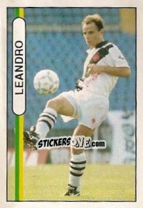 Cromo Leandro - Campeonato Brasileiro 1994 - Abril