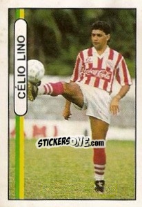 Cromo Celio Lino - Campeonato Brasileiro 1994 - Abril