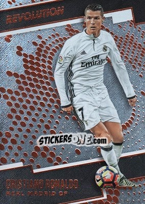 Sticker Cristiano Ronaldo - Revolution Soccer 2017 n. 1 - Panini