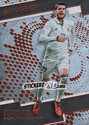 Sticker Alvaro Morata - Revolution Soccer 2017 n. 2 - Panini