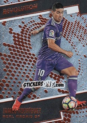 Sticker James Rodriguez - Revolution Soccer 2017 n. 5 - Panini