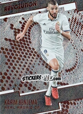 Sticker Karim Benzema - Revolution Soccer 2017 n. 6 - Panini