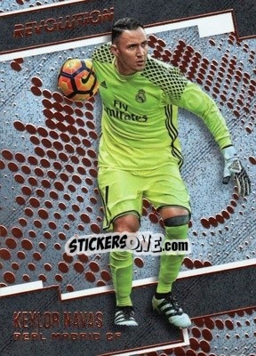 Sticker Keylor Navas - Revolution Soccer 2017 n. 7 - Panini
