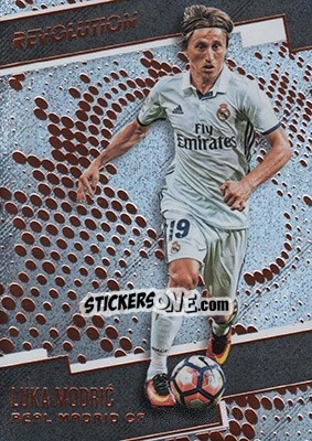 Sticker Luka Modric - Revolution Soccer 2017 n. 8 - Panini