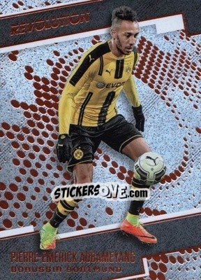 Sticker Pierre-Emerick Aubameyang - Revolution Soccer 2017 n. 28 - Panini