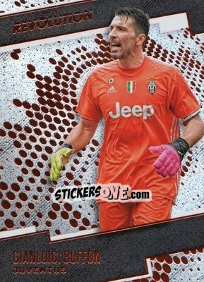 Sticker Gianluigi Buffon - Revolution Soccer 2017 n. 37 - Panini