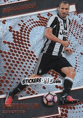 Sticker Giorgio Chiellini - Revolution Soccer 2017 n. 38 - Panini