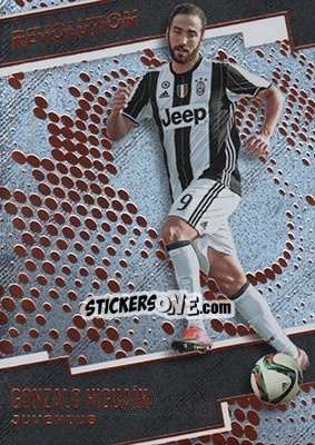 Sticker Gonzalo Higuain - Revolution Soccer 2017 n. 39 - Panini
