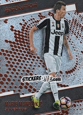 Sticker Mario Mandzukic - Revolution Soccer 2017 n. 42 - Panini