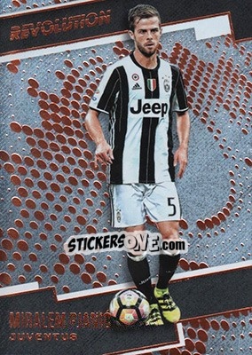 Sticker Miralem Pjanic - Revolution Soccer 2017 n. 43 - Panini