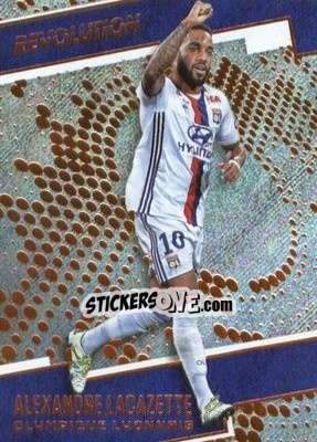 Sticker Alexandre Lacazette - Revolution Soccer 2017 n. 54 - Panini