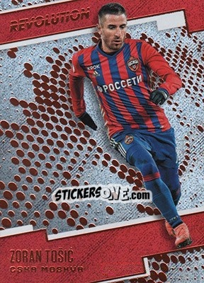 Sticker Zoran Tosic - Revolution Soccer 2017 - Panini