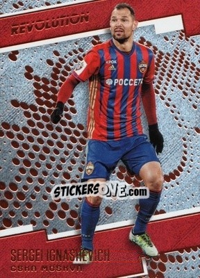 Sticker Sergei Ignashevich - Revolution Soccer 2017 - Panini