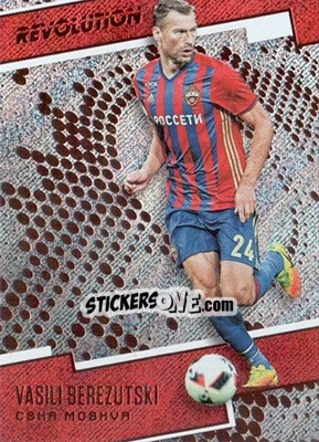 Sticker Vasili Berezutski - Revolution Soccer 2017 n. 91 - Panini