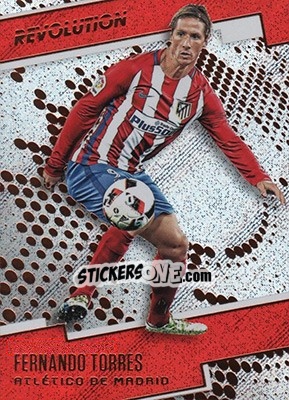 Sticker Fernando Torres - Revolution Soccer 2017 n. 121 - Panini
