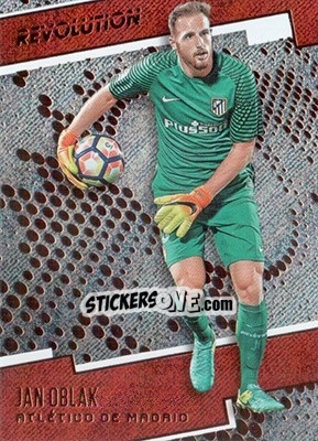 Sticker Jan Oblak - Revolution Soccer 2017 n. 123 - Panini