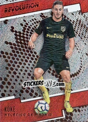 Sticker Koke - Revolution Soccer 2017 n. 126 - Panini