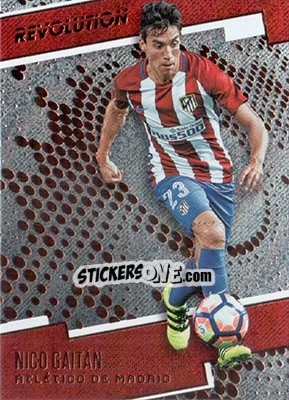 Sticker Nico Gaitan - Revolution Soccer 2017 - Panini