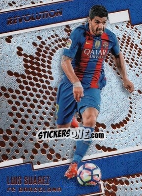 Sticker Luis Suarez - Revolution Soccer 2017 n. 190 - Panini