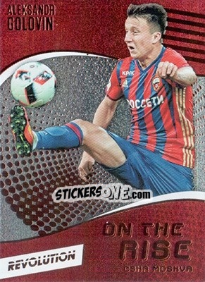 Sticker Aleksandr Golovin - Revolution Soccer 2017 n. 1or - Panini
