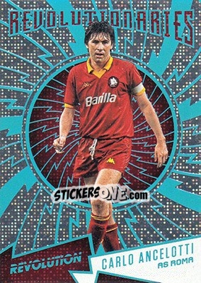 Sticker Carlo Ancelotti - Revolution Soccer 2017 n. 5r - Panini