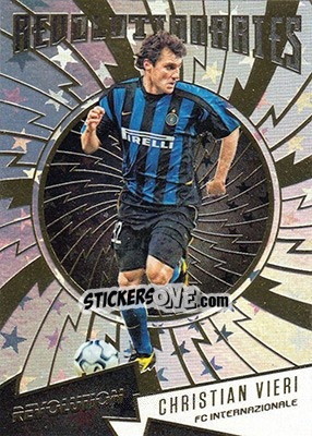Sticker Christian Vieri - Revolution Soccer 2017 n. 6r - Panini