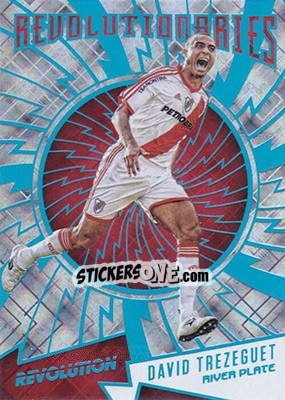 Sticker David Trezeguet - Revolution Soccer 2017 n. 7r - Panini
