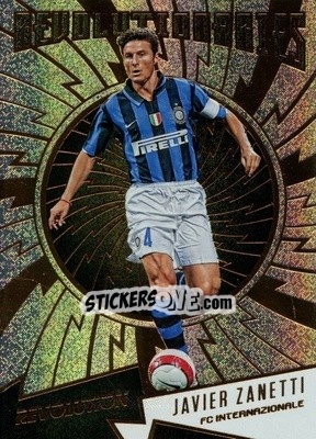Sticker Javier Zanetti - Revolution Soccer 2017 n. 14r - Panini