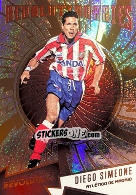 Sticker Diego Simeone - Revolution Soccer 2017 n. 19r - Panini
