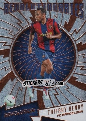 Sticker Thierry Henry - Revolution Soccer 2017 n. 25r - Panini