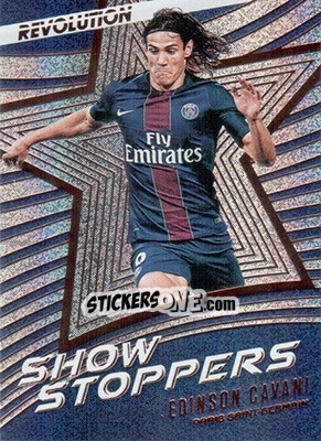 Sticker Edinson Cavani - Revolution Soccer 2017 n. 4sh - Panini