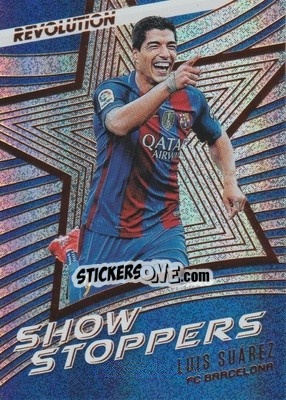 Sticker Luis Suarez - Revolution Soccer 2017 n. 5sh - Panini