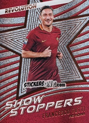 Sticker Francesco Totti - Revolution Soccer 2017 n. 20sh - Panini