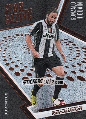 Sticker Gonzalo Higuain - Revolution Soccer 2017 n. 15sg - Panini