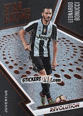 Sticker Leonardo Bonucci - Revolution Soccer 2017 n. 20sg - Panini
