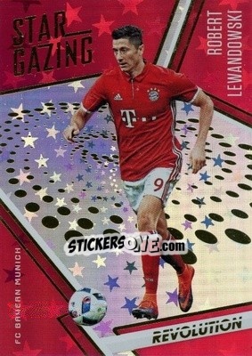 Sticker Robert Lewandowski - Revolution Soccer 2017 n. 21sg - Panini