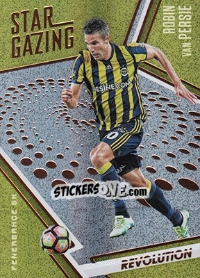 Sticker Robin van Persie - Revolution Soccer 2017 n. 29sg - Panini
