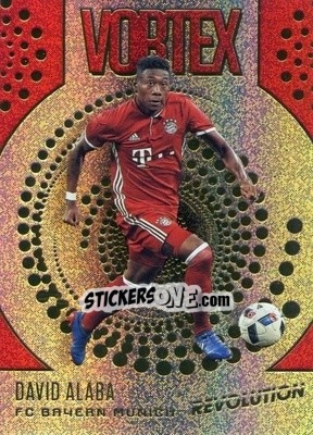 Sticker David Alaba - Revolution Soccer 2017 n. 2v - Panini