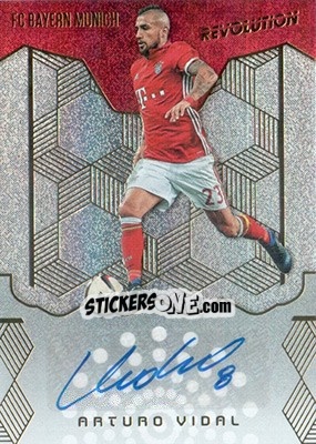 Sticker Arturo Vidal - Revolution Soccer 2017 n. 4AU - Panini