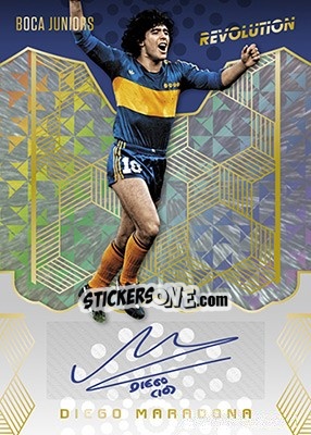 Sticker Diego Maradona - Revolution Soccer 2017 n. 7AU - Panini