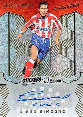 Sticker Diego Simeone - Revolution Soccer 2017 n. 9AU - Panini