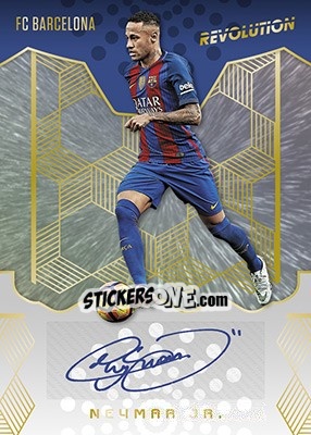 Sticker Neymar Jr - Revolution Soccer 2017 n. 25AU - Panini