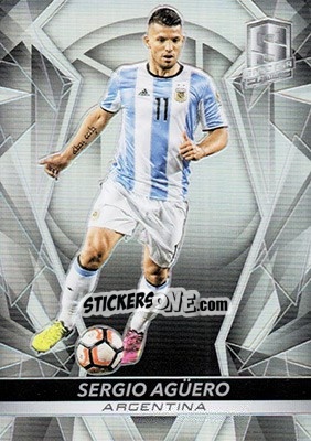 Sticker Sergio Aguero - Spectra Soccer 2016 n. 32 - Panini