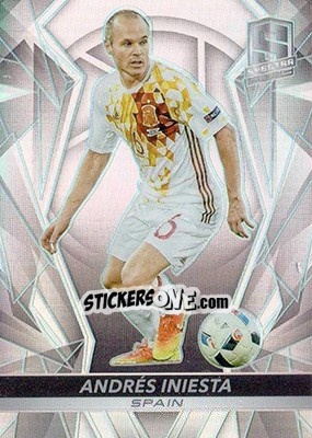 Sticker Andres Iniesta - Spectra Soccer 2016 n. 54 - Panini