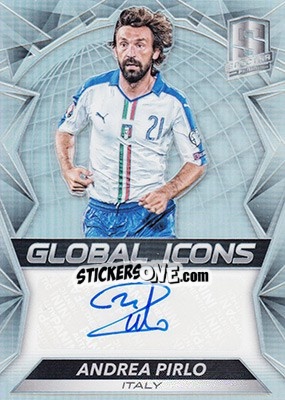 Sticker Andrea Pirlo - Spectra Soccer 2016 n. GI-AP - Panini